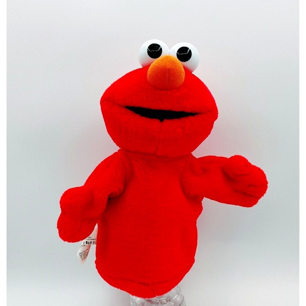 Elmo Hand Puppet 2004 Fisher-Price Mattel Sesame Workshop 9" Red, stuffed, plush
